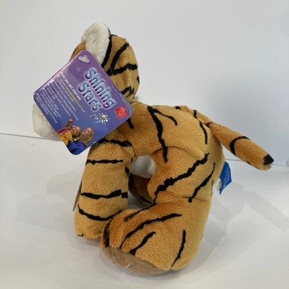 Russ Berrie Shining Stars Tiger Plush with Sealed Tag 8" Unused Code 0407 - Picture 6 of 7